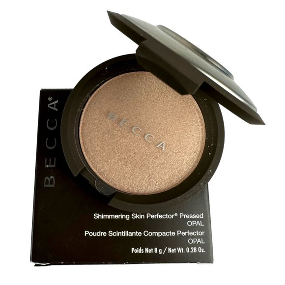 BECCA ~ SHIMMERING SKIN PERFECTOR POWDER ~ OPAL ~ 0.28 OZ Highlighter Full Size - Picture 5 of 14